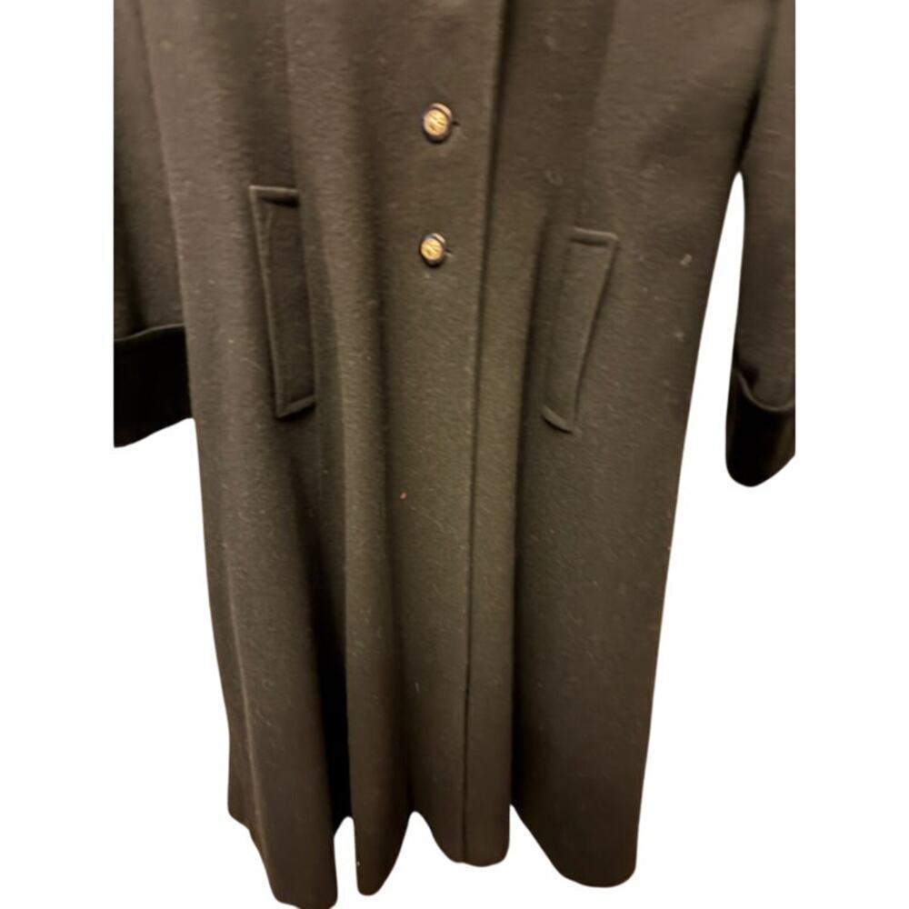 Preston & York 100% Wool Women’s Coat, Size 4 Velvet Collar & Cuffs Old Money - Picture 5 of 8